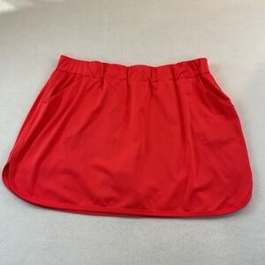 Columbia Sportswear Skort Womens 2X Red Stretch Flat Front Golf Pickleball